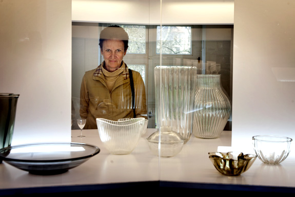 Meike Noll-Wagenfeld, Tochter des Bauhaus-Designers Wilhelm Wagenfeld. Sie war zu Gast bei der Eröffnung der Wagenfeld-Ausstellung 2010 im Wagenfeld-Haus in Bremen.